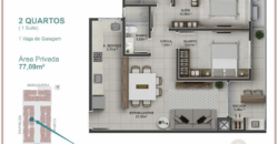 Apartamento na Praia da Vila, localizado no ACQUA VILA HOME CLUB