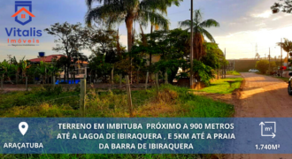 Terreno á venda em Imbituba, no bairro Araçatuba medindo 1740m²